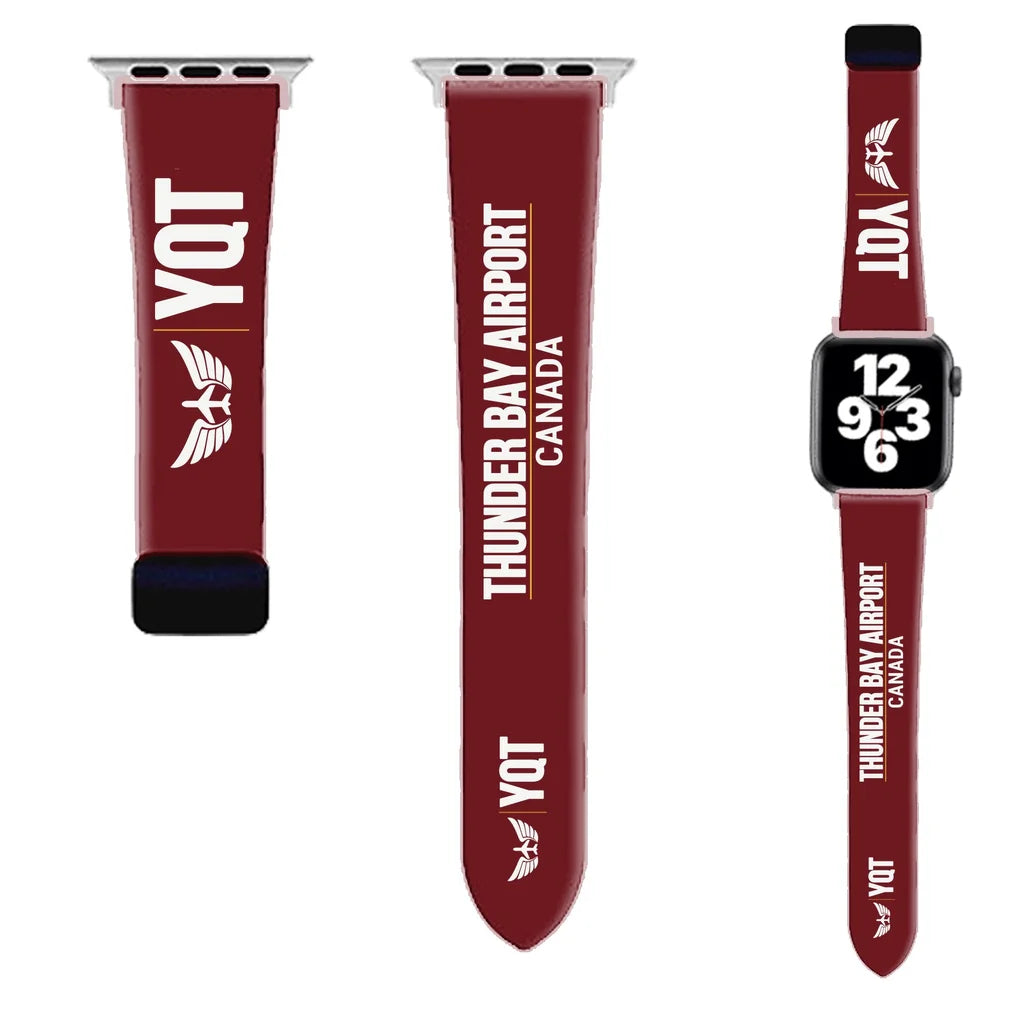 WBV6 | Thunder Bay International Airport YQT | Dark Red (Magnetic Band)