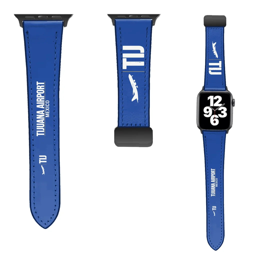 WBV6 | Tijuana International Airport TIJ | Leather - Blue
