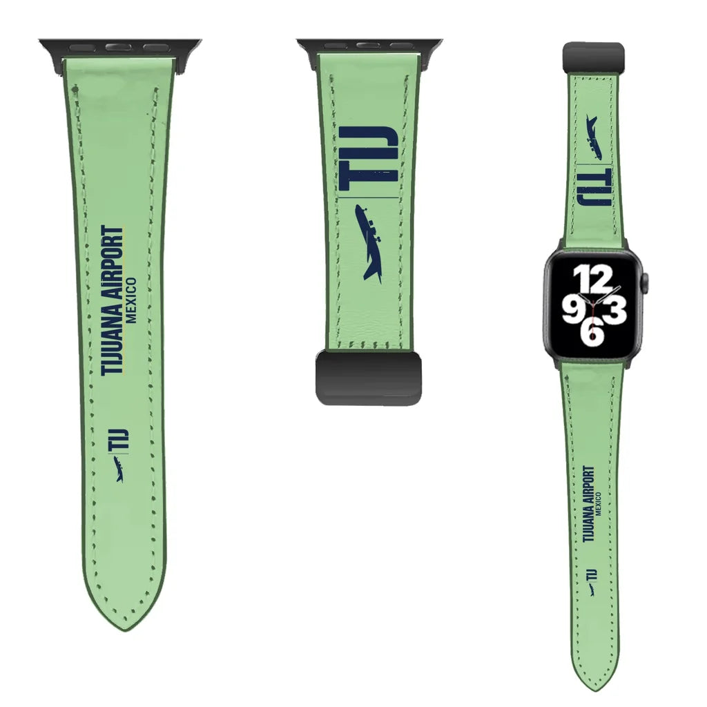 WBV6 | Tijuana International Airport TIJ | Leather - Light Green