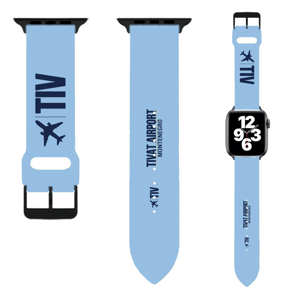 WBV6 | Tivat Airport TIV | Light Blue (Metal Buckle)