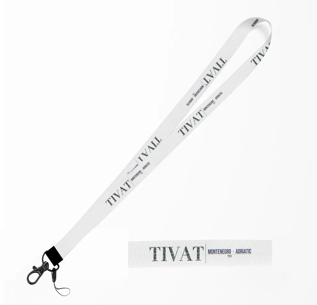 Tivat City Series lanyard - white