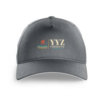 Thumbnail for Toronto Pearson International Airport (YYZ) printed hat - gray