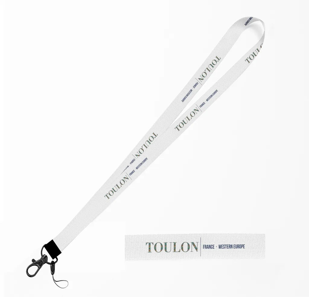 Toulon City Series lanyard - white