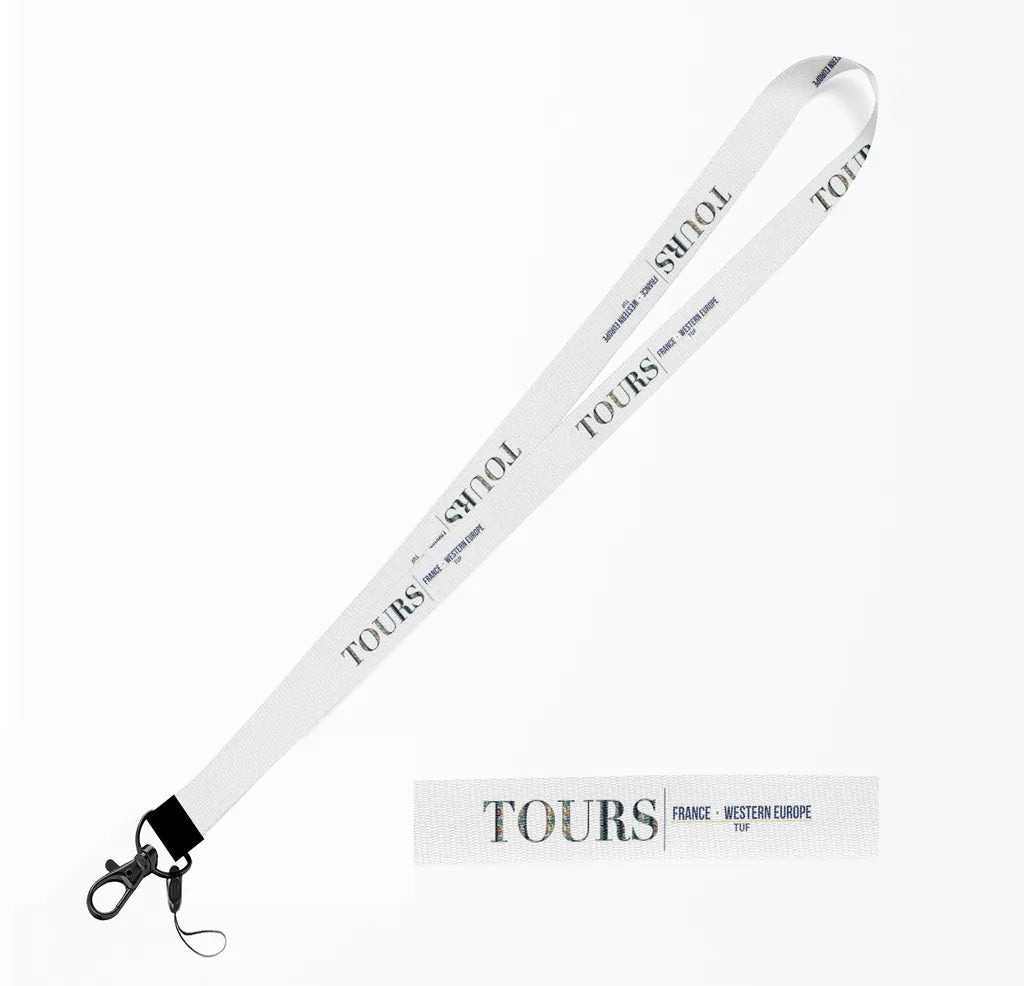 Tours City Series lanyard - white