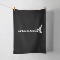 Thumbnail for Carbbean Airlines design on black towel