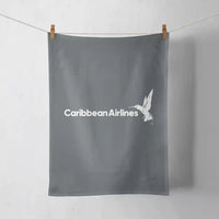 Thumbnail for Carbbean Airlines design on gray towel