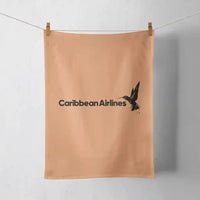 Thumbnail for Carbbean Airlines design on orange towel