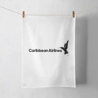 Thumbnail for Carbbean Airlines design on white towel