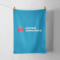 Thumbnail for Japan Airlines design on turquoise towel