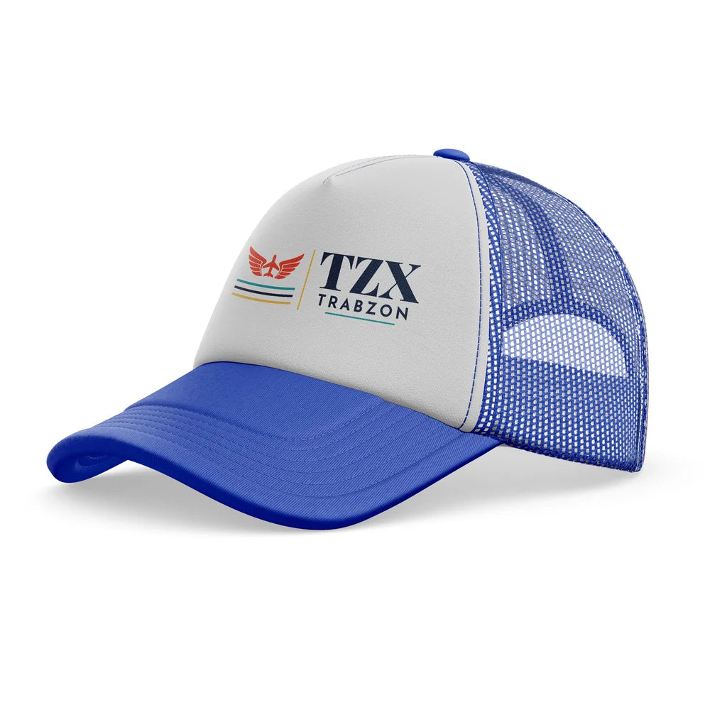 Trabzon Airport (TZX) trucker cap - blue