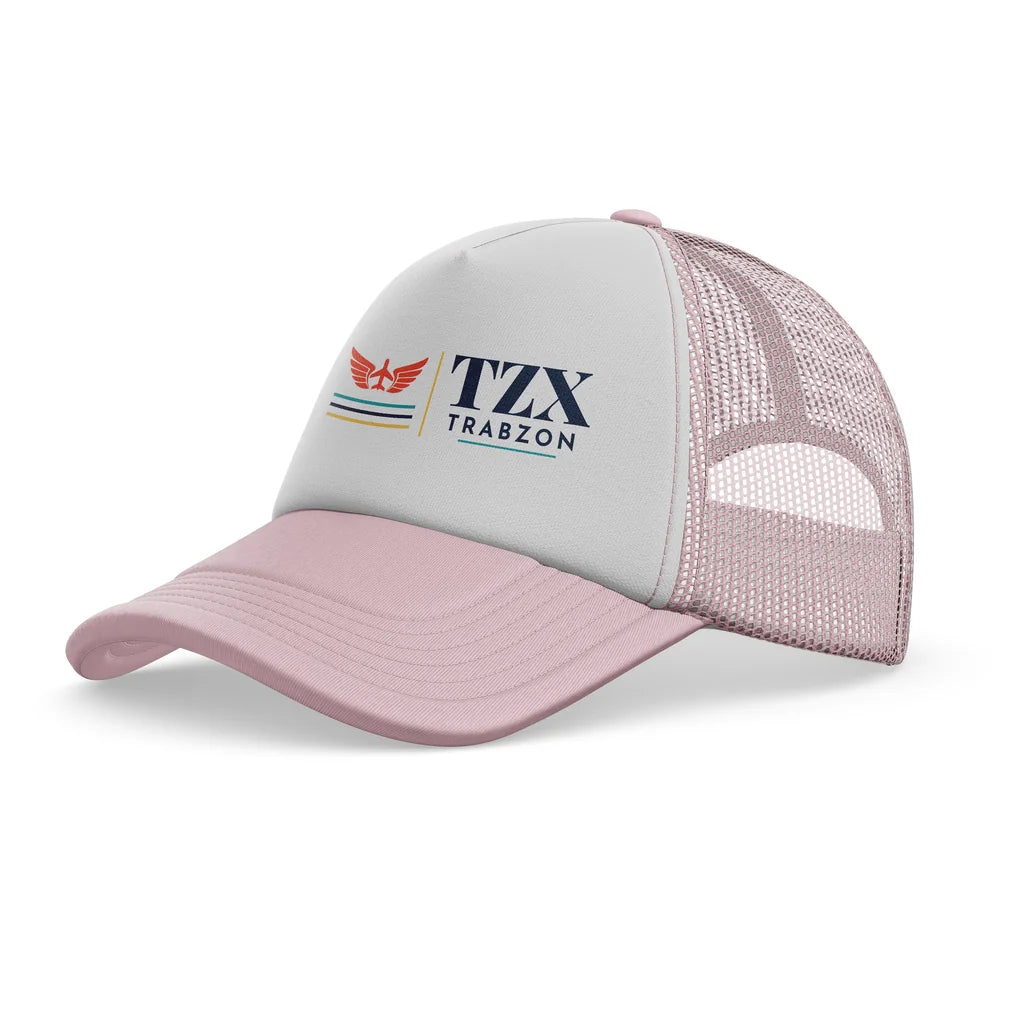 Trabzon Airport (TZX) trucker cap - light pink