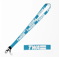 Thumbnail for Trans World Airlines (TWA) lanyard - light blue