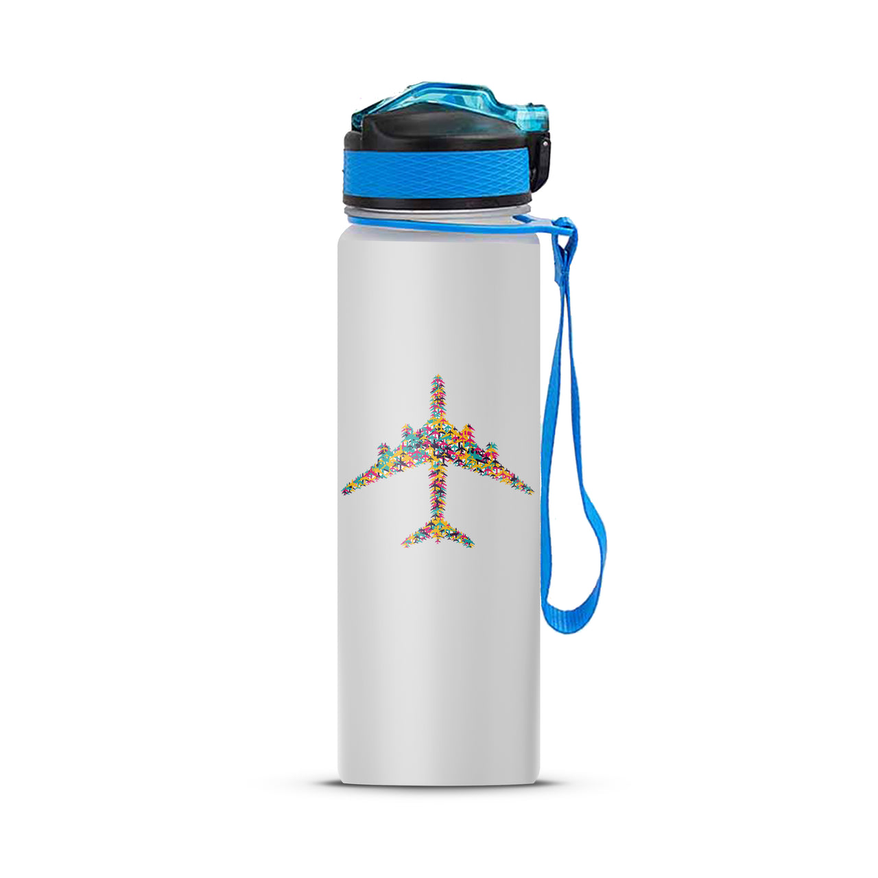 Colourful Airplane Designed Sports Kettles