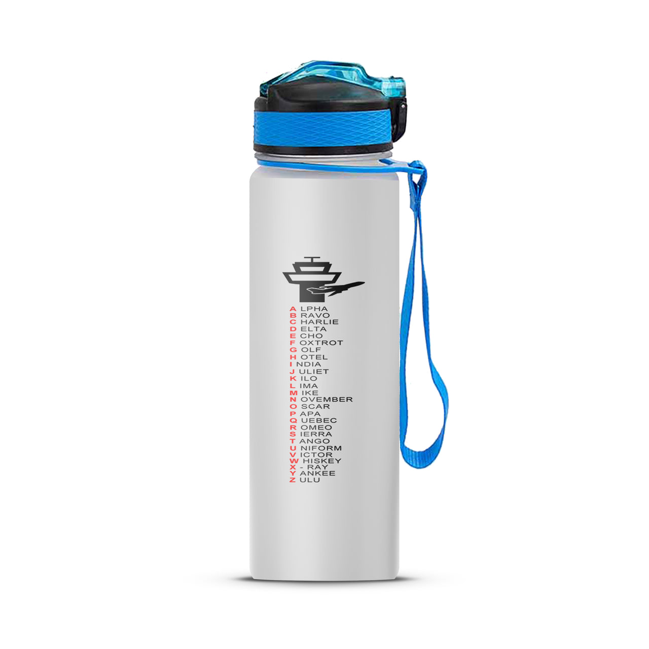 Aviation Alphabet Designed Sports Kettles