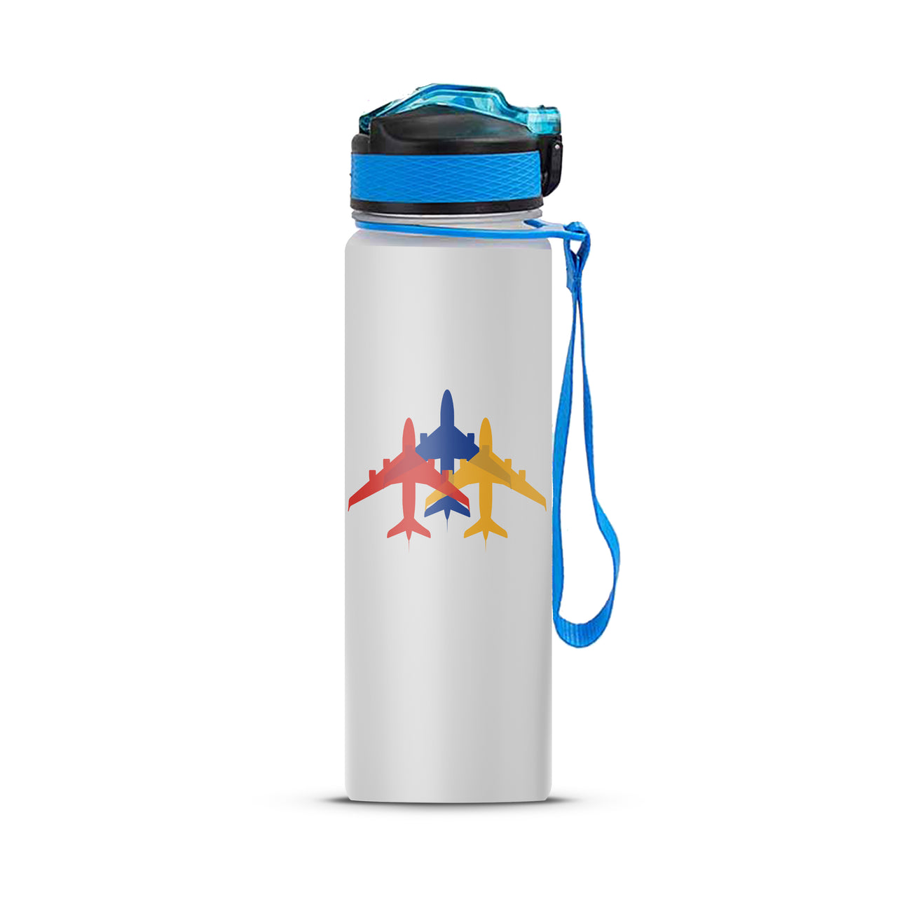Colourful 3 Airplanes Designed Sports Kettles