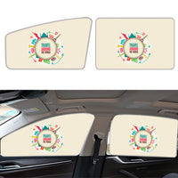 Thumbnail for Travel Around The World Designed Car Sun Shade (Side window)