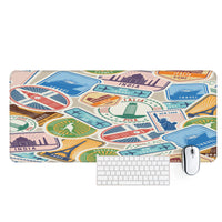 Thumbnail for Travel Stickers Designed Desk Mats