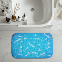 Thumbnail for Travel & Planes Designed Bath Mats