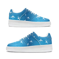 Thumbnail for Travelling with Aircraft Designed Low Top Sport Sneakers & Shoes