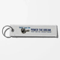 Thumbnail for Rolls-Royce TRENT 1000 TEN Engine Aviator Key Chains - White