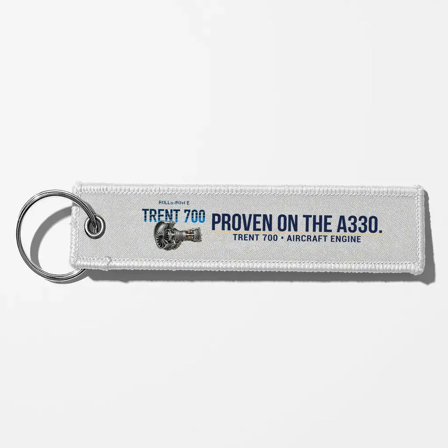 Rolls-Royce TRENT 700 Engine Aviator Key Chains - White