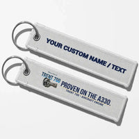 Thumbnail for Rolls-Royce TRENT 700 Engine Aviator Key Chains - White - Personalized