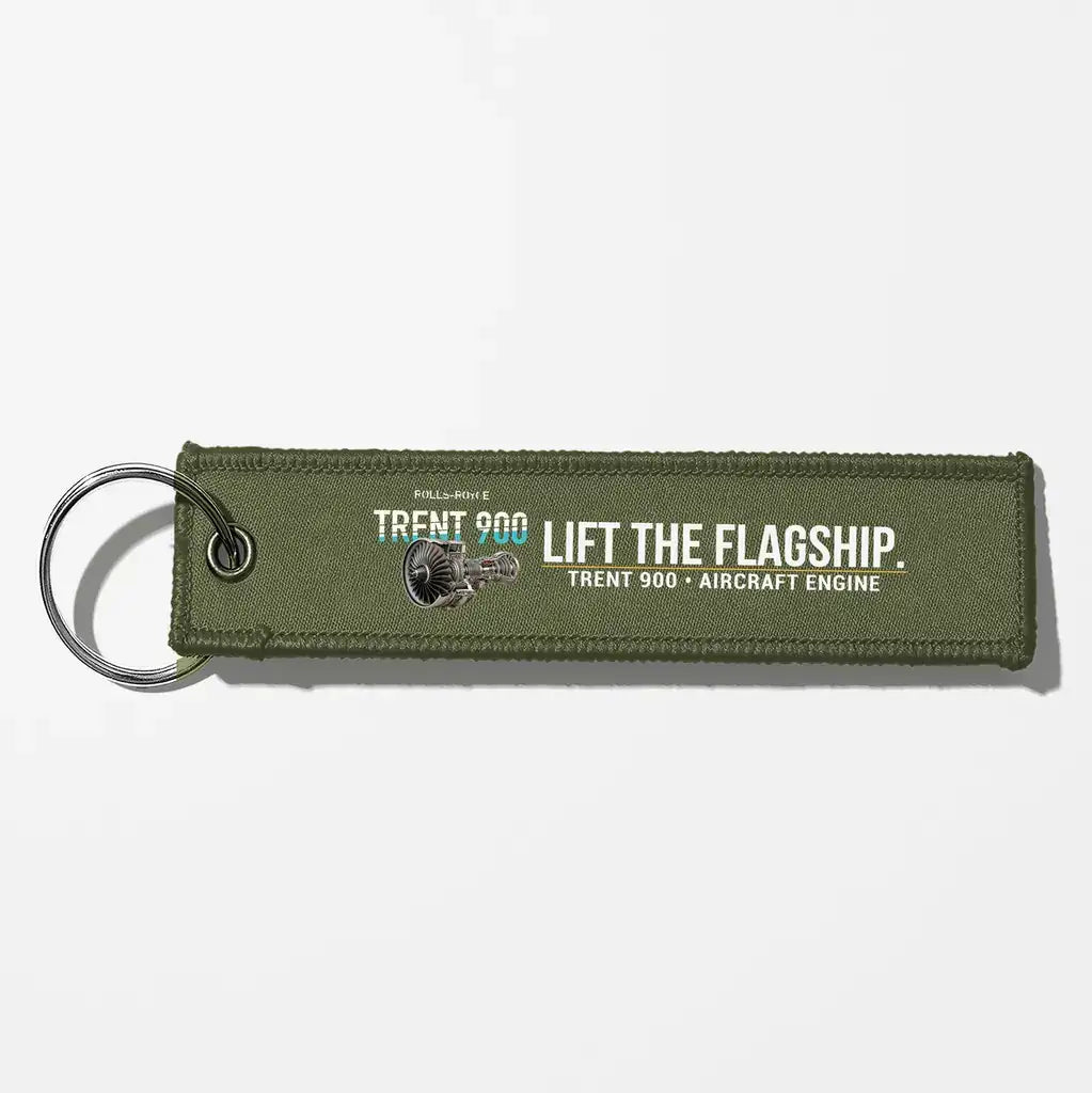 Rolls-Royce TRENT 900 Engine Aviator Key Chains - Green Army