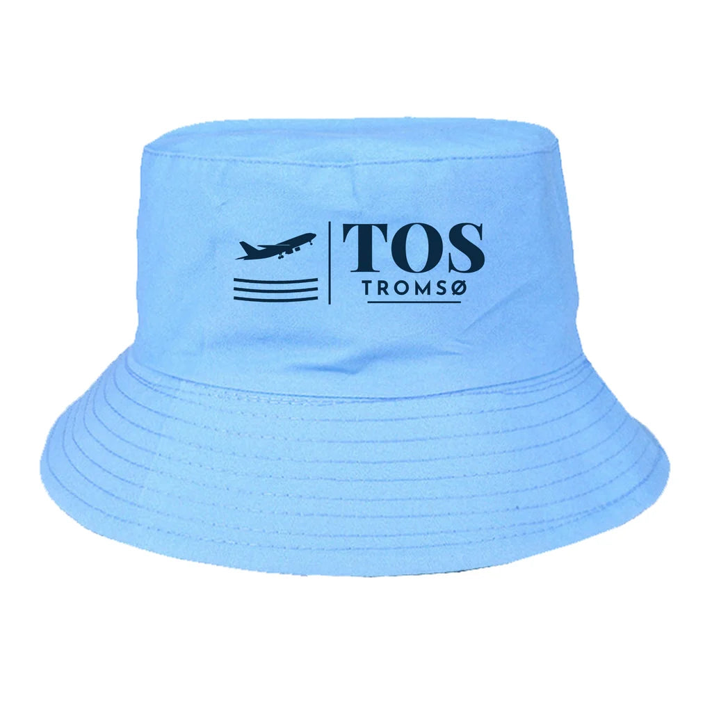 Tromsø Airport (TOS) summer hat - light blue