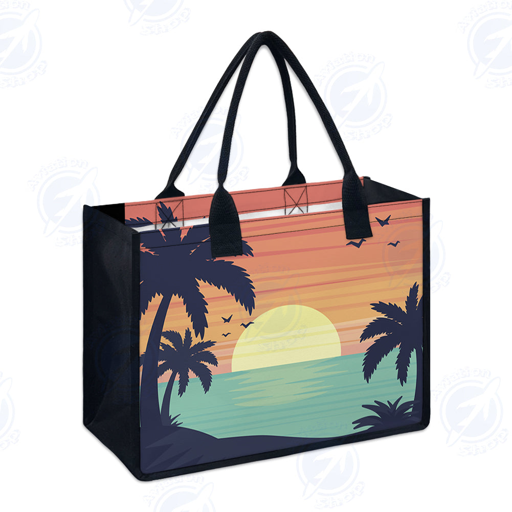 Tropical Summer Theme Designed Special Canvas Bags