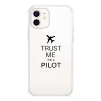 Thumbnail for Trust Me I'm a Pilot 2 Designed Transparent Silicone iPhone Cases