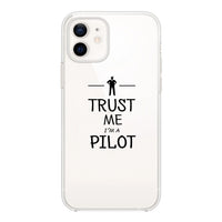 Thumbnail for Trust Me I'm a Pilot Designed Transparent Silicone iPhone Cases