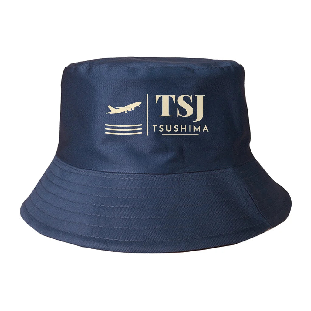 Tsushima Airport (TSJ) summer hat - dark blue