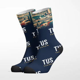 Tucson International Airport (TUS) Socks