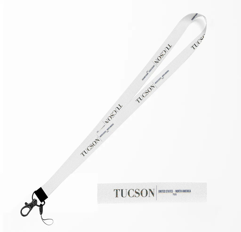 Tucson City Series lanyard - white