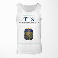 Thumbnail for Tucson International Airport (TUS) design on white tank top