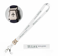 Thumbnail for Tulsa City Series seat belt lanyard - white