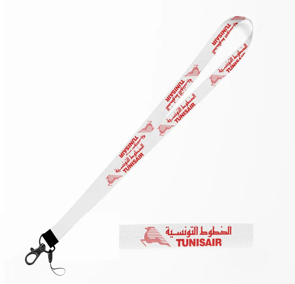 Tunisair lanyard - white
