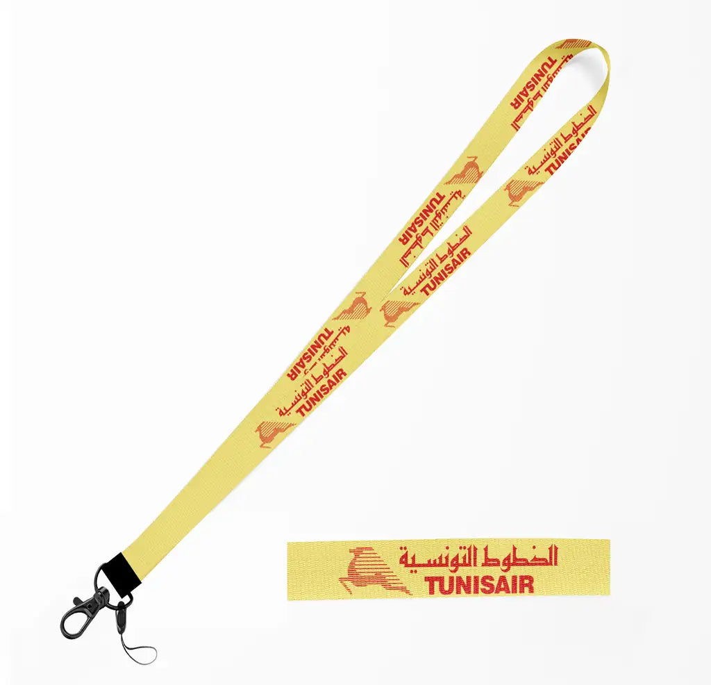 Tunisair lanyard - yellow