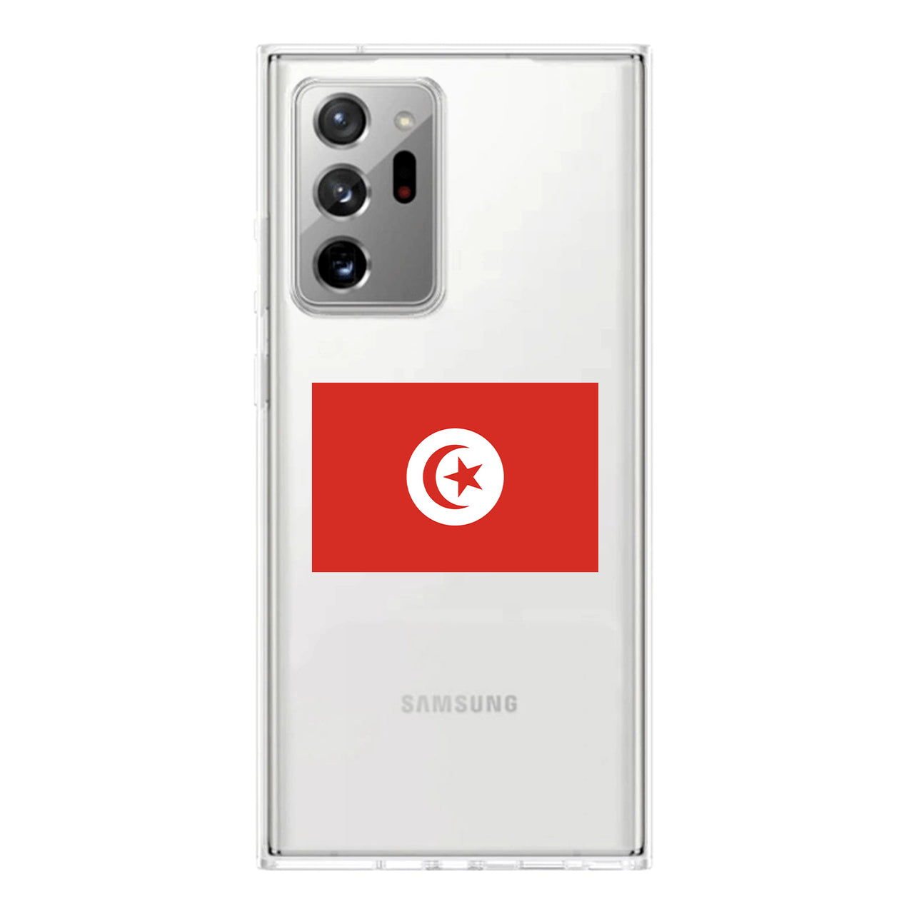 Tunisia Designed Transparent Silicone Samsung S & Note Cases