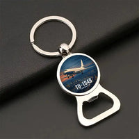 Thumbnail for Tupolev Tu-104B - 3D - Bottle Opener Key Chain - Full Print