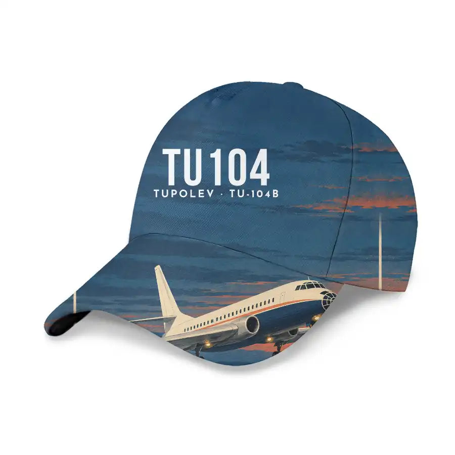Tupolev Tu-104B 3D All-Over Print Clothing - Cap - 3D