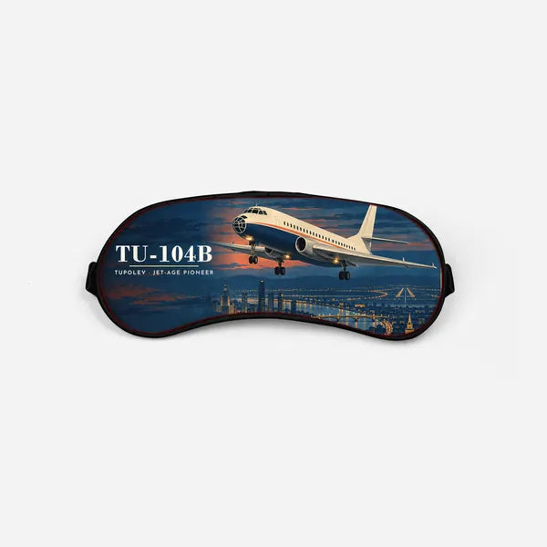 Tupolev Tu-104B - 3D - Sleep Mask - Full Print