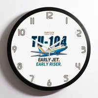 Thumbnail for Tupolev Tu-104B - Cartoon - Framed - White