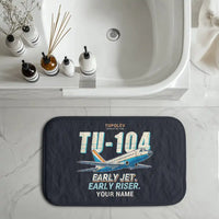 Thumbnail for Tupolev Tu-104B - Cartoon + Name - Bath Mat