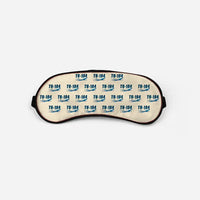 Thumbnail for Tupolev Tu-104B - Cartoon Pattern - Sleep Mask - Beige