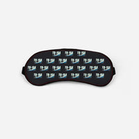 Thumbnail for Tupolev Tu-104B - Cartoon Pattern - Sleep Mask - Black