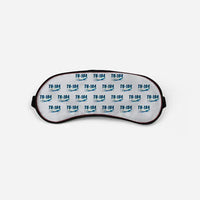 Thumbnail for Tupolev Tu-104B - Cartoon Pattern - Sleep Mask - Light Gray