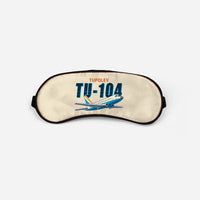 Thumbnail for Tupolev Tu-104B - Cartoon - Sleep Mask - Beige