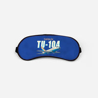 Thumbnail for Tupolev Tu-104B - Cartoon - Sleep Mask - Blue