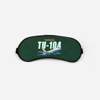 Thumbnail for Tupolev Tu-104B - Cartoon - Sleep Mask - Dark Green